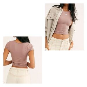 FREE PEOPLE SEAMLESS CAP SLEEVE CAMI